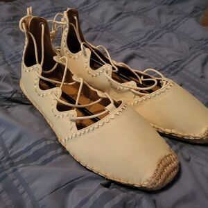 WIDE-Espidrile Style Sandals